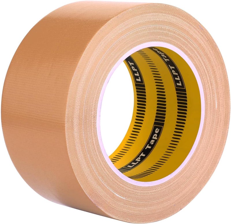 LLPT Duct Tape Premium Grade 2.36 Inches x 108 Feet x 11 Mil Easy Tear Residue Free Strong Adhesive Color Brown (DT241) - Image 1